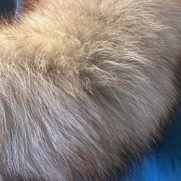 Women's Blue Ski Jacket with Faux Fur Trim (EUC) - Picture 7 of 8